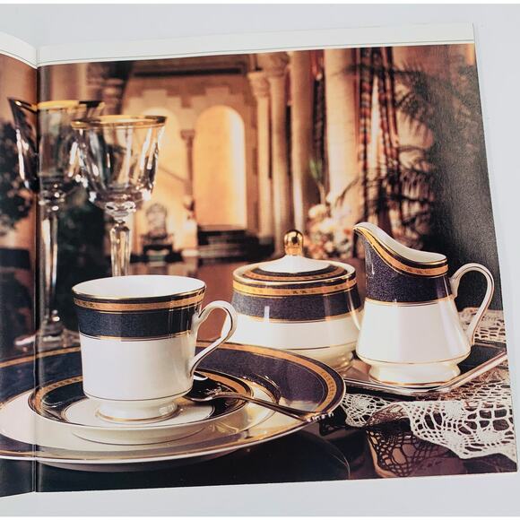 Vintage Mikasa Fine Dining Brochure Photos Illustrations Elegant Designs Flyer - Picture 2 of 6